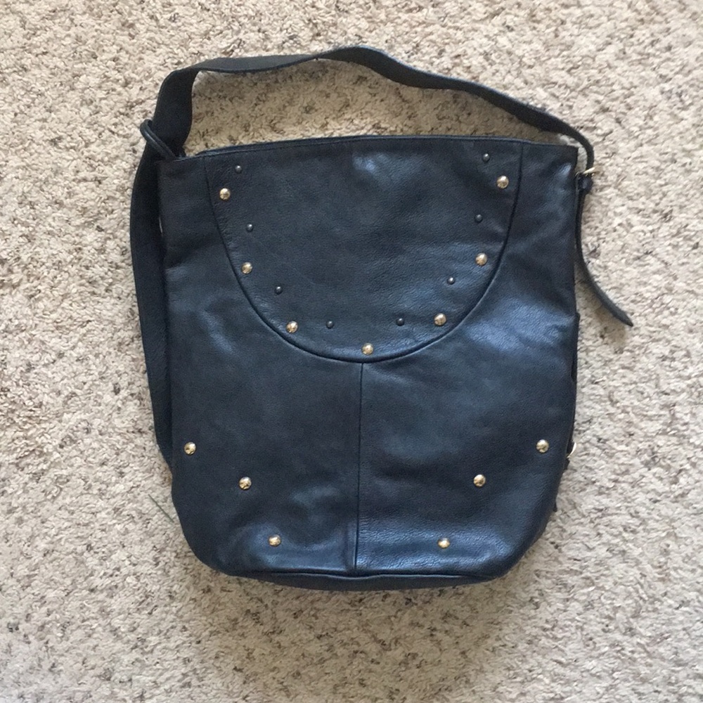 Black leather bag ⚫️